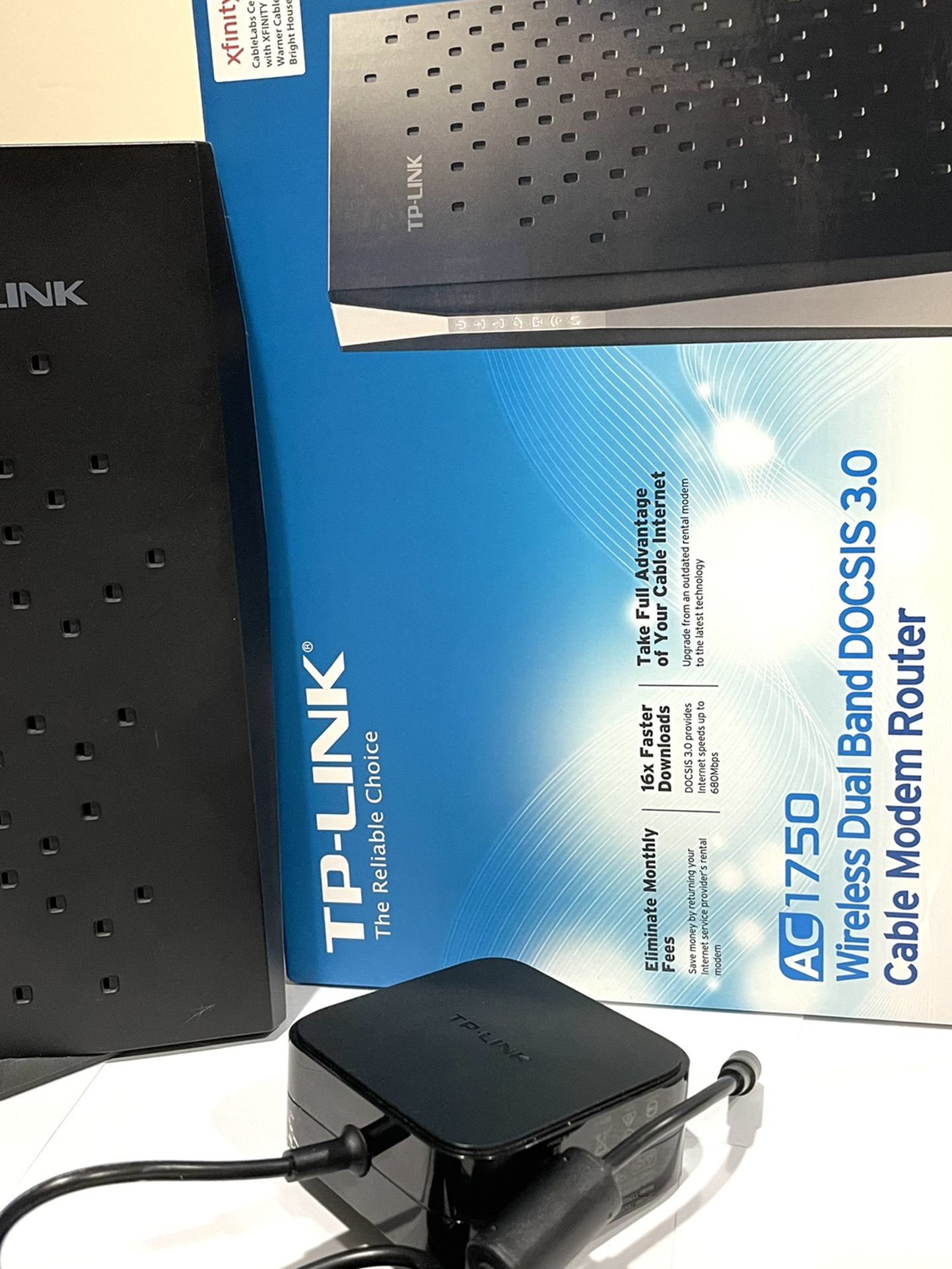 TP-LINK AC 1750 Wireless Dual Band DOCSIS 3.0 Cable Modem Router
