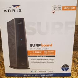 ARRIS SURFboard SBG8300 DOCSIS 3.1 Gigabit Cable Modem & AC2350 Wi-Fi Router