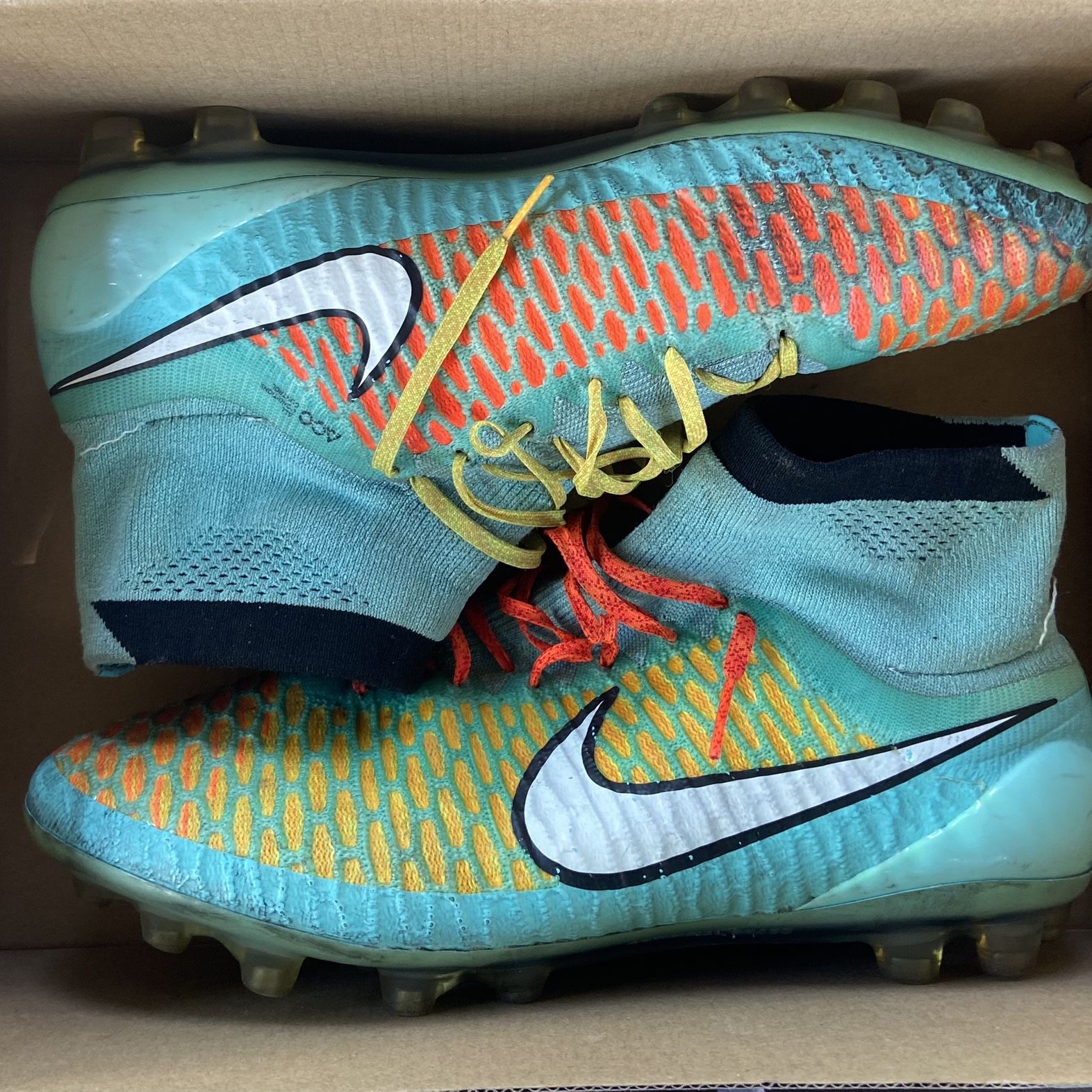 liberal tugurio Rey Lear Nike Magista Obra AG Soccer Cleats Men's Size 8 Turquoise Flyknit for Sale  in San Antonio, TX - OfferUp