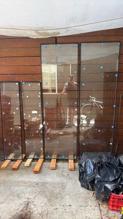 Dual Pane Clear Tempered Glass Windows