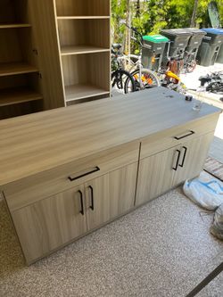 modern garage cabinet