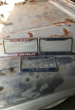 License plate frames