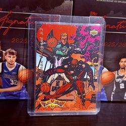 Michael Jordan Larry Bird Agent 23 Fanimation 1(contact info removed) Upper Deck Italian #90