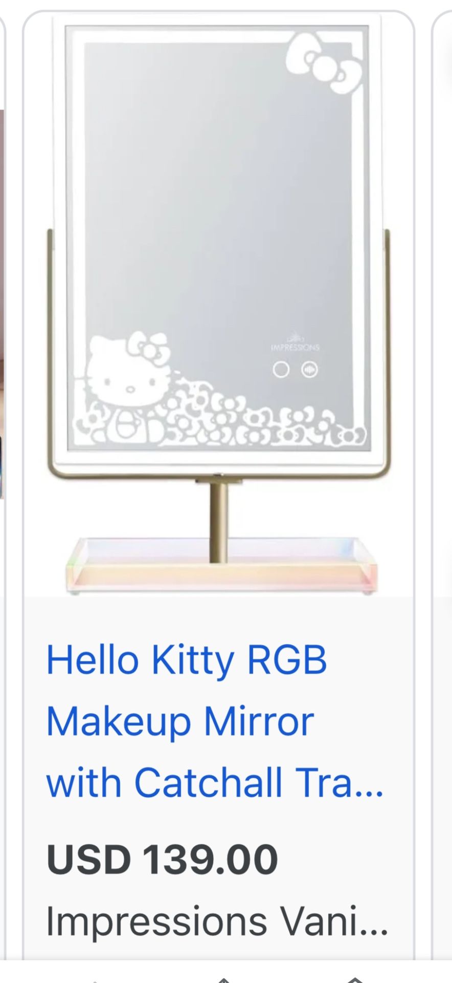 Hello Kitty Mirror