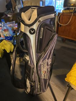 Callaway golf stand bag.. Has San Manuel Markin's on it?
