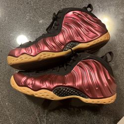 Nike Foamposites (Burgundy) Size 10