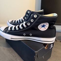 Converse All Star Hi Top Black Sneakers - Men’s Size 9.5