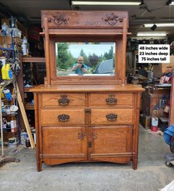 Antique  Buffet Cabinet