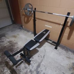 Marcy  Bench Press With Weights 