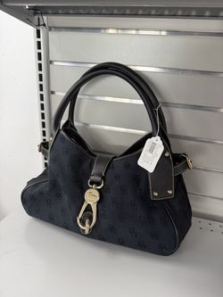 Navy Dooney and Burke