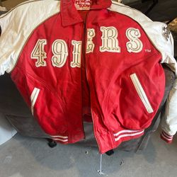 1993 Flintstones leather jacket small