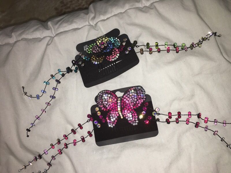 Hair pins new each $25 or $40 for both