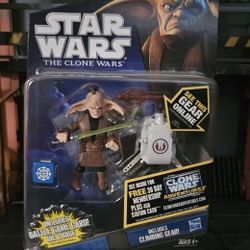 Star Wars The Clone Wars Clone Wars 2011 Even Piell Action Figure CW58 Sealed
