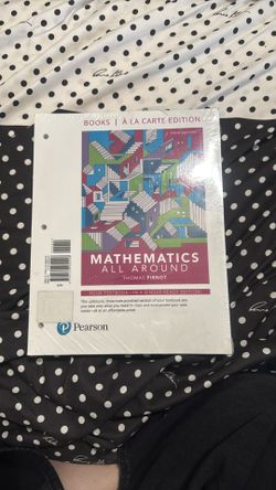 Mathematics All Around (Books à la Carte Edition) – Loose Leaf – Great Condition