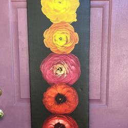 Large Flower Canvas Art Picture