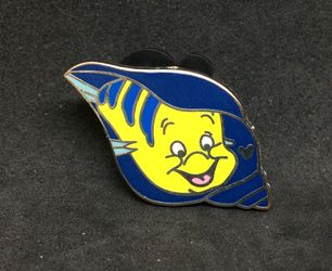 Disney Pin #110, Flounder, Hidden Mickey Pin