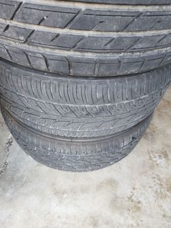 Rims and tires. 22 size.