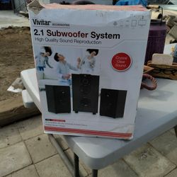 Vivitar 2.1 Subwoofer System