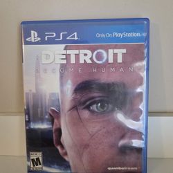 PS4 Game- DETROIT 