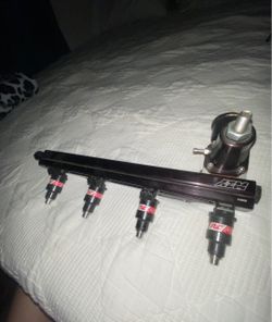 Aem d16 fuel rail with 1200cc injectors