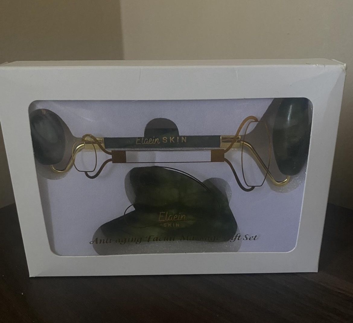 Matcha Green Gua Sha & Jade Roller Set