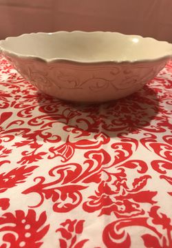10” diameter 3””deep ceramic bowl by cross madden