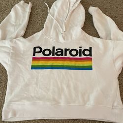 White Polaroid Hoodie