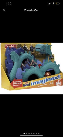 Imaginext Sea Dragon island Playset (NIB) Hard To Find