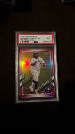 Vladimir Guerrero pink refractor PSA 9