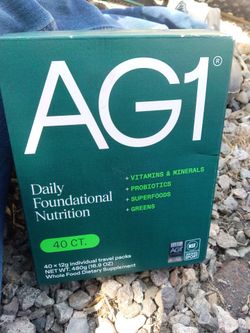 AG1  Daily Foundational Nutrition