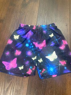 Girls butterfly shorts size 7 by SHEIN #23