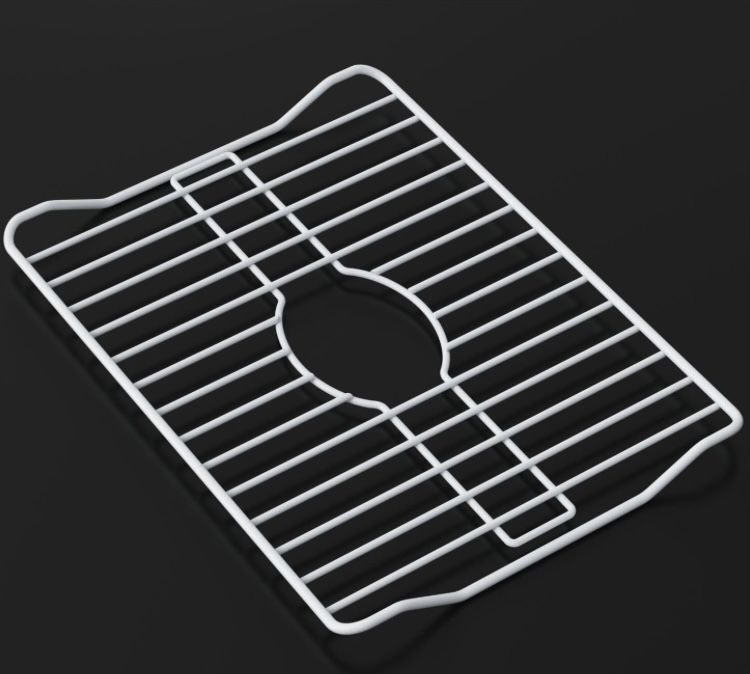 Better Houseware Sink Protector Prevents Scratches Sink Rack for Bottom of Sink White Sink Mat Sink Protectors for Kitchen Sink Metal 12.5”x18”
