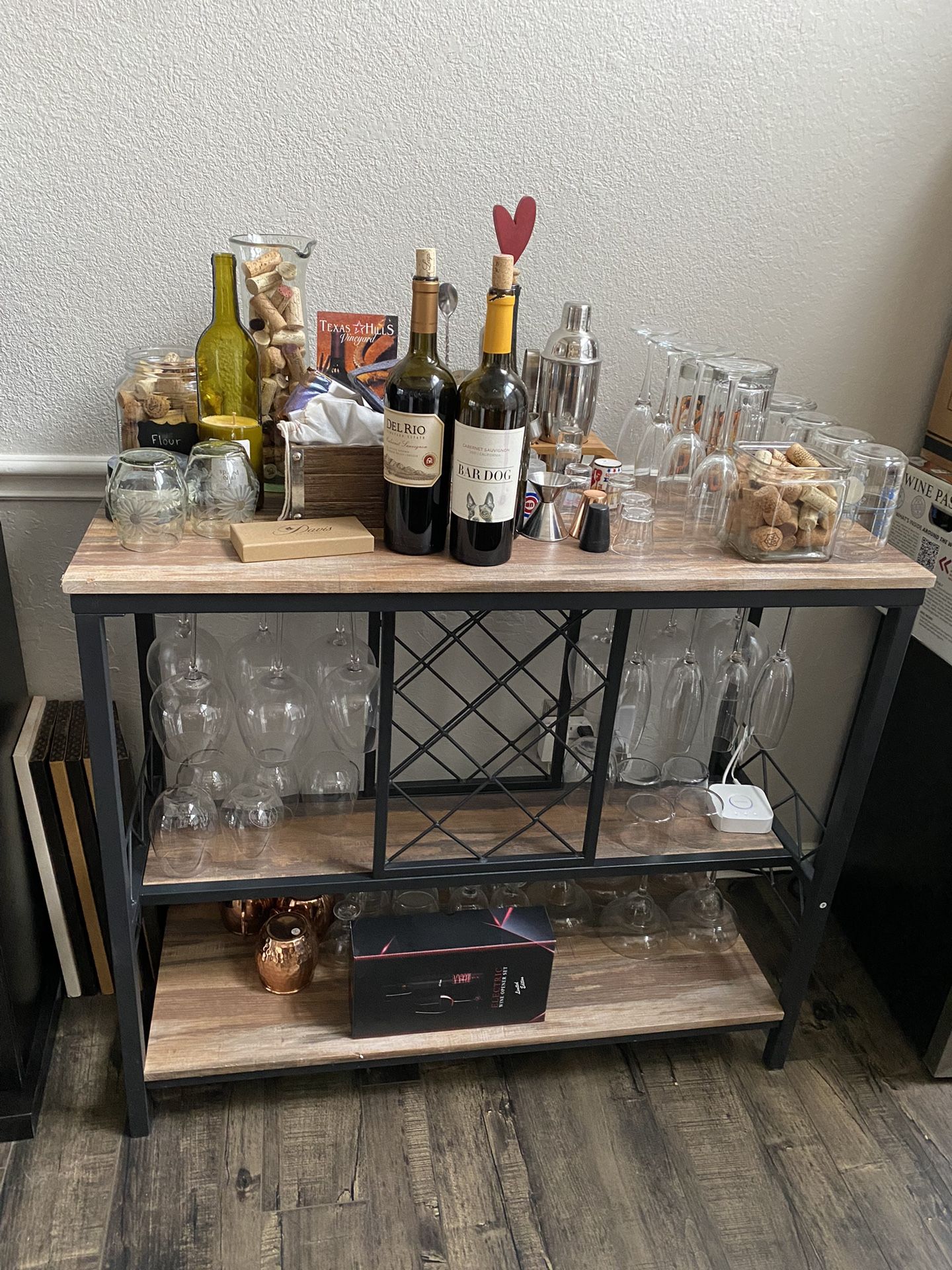 Bar Wine Liquor Shelf Cabinet