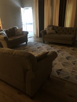 Three-piece sofa set