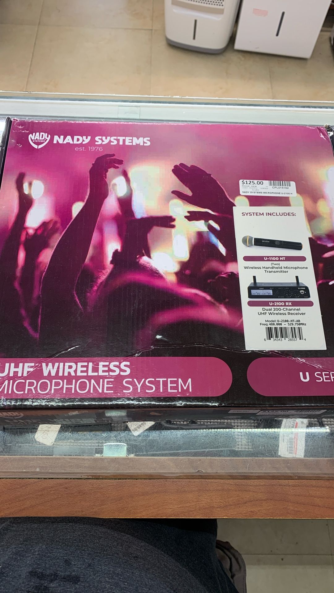 Nady U-2100 HT UHF Cardioid Wireless Handheld Microphone System