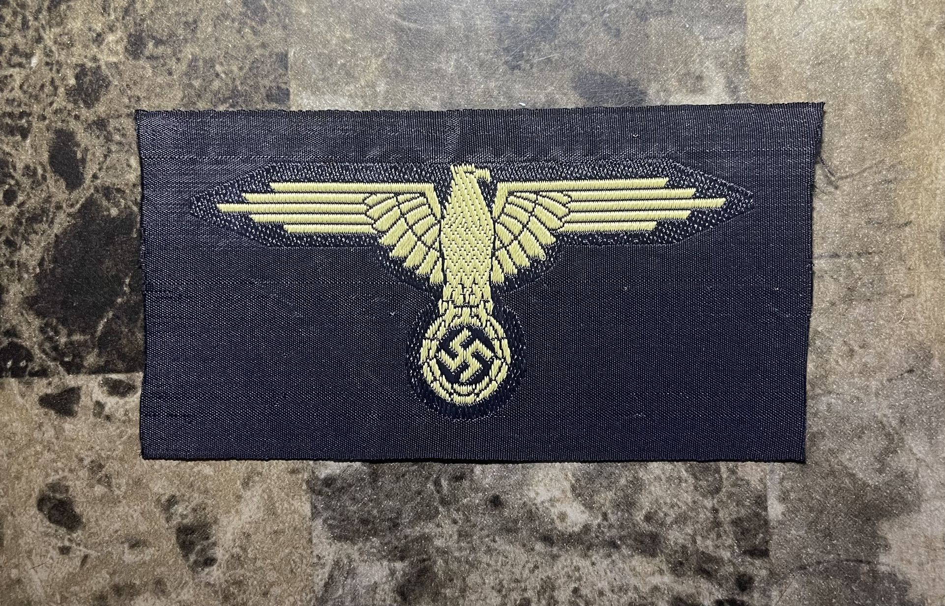 German SS Waffen Sleeve Eagle Taken From Dachau