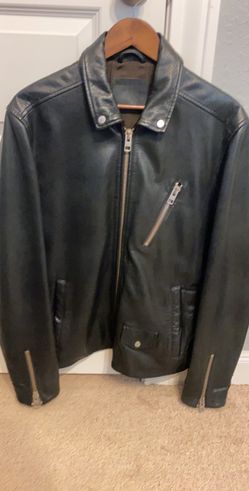 Men's Allsaints Leather Biker Jacket Size Large 🔥🔥🔥 excellent condition