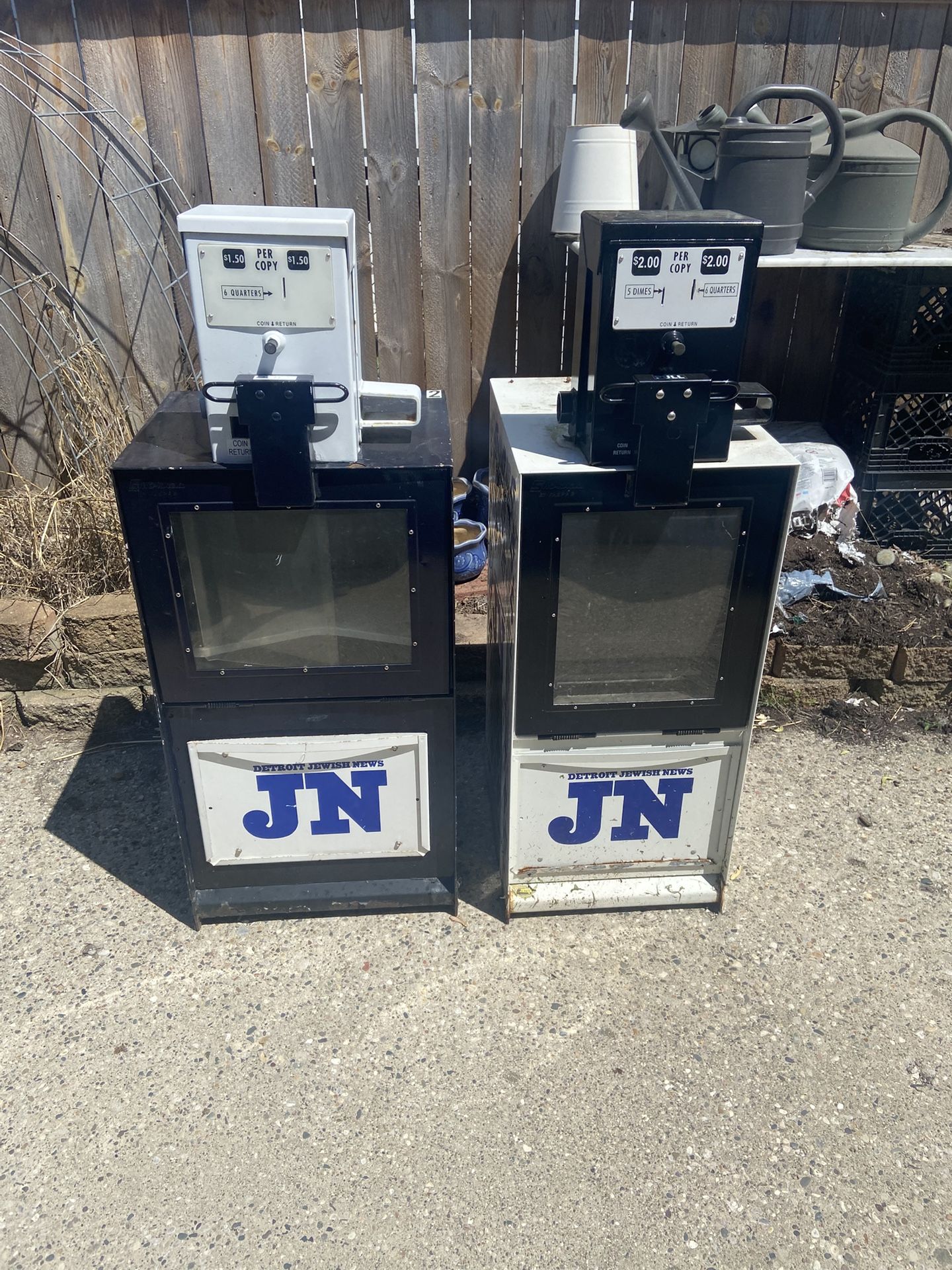 Detroit Jewish News Vintage Newspaper Rack / Box / Stand