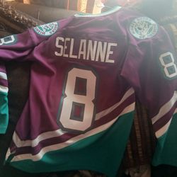 Teemu Selanne Anaheim Mighty Ducks Jersey S