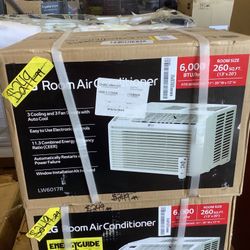 LG Electronics 6,000 BTU 115-Volt Window Air Conditioner LW6017R Cools 250 Sq. Ft. with Remote