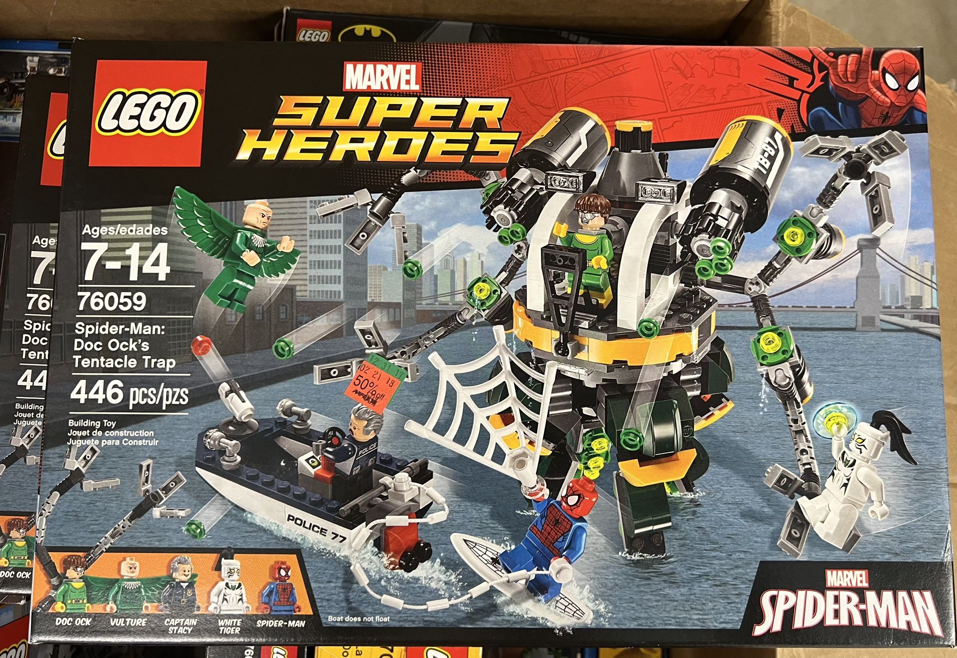 Lego Marvel Super Heroes Spider Man: Doc Oc’s Tentacle Trap 76059