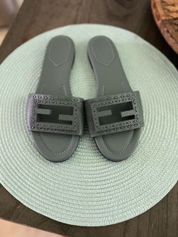 Light blue Fendi Sandles
