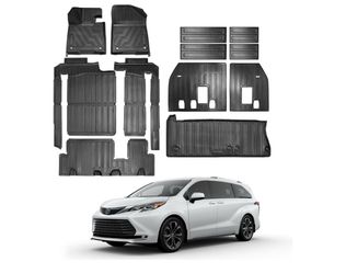 Toyota siena floor mats full set mats
