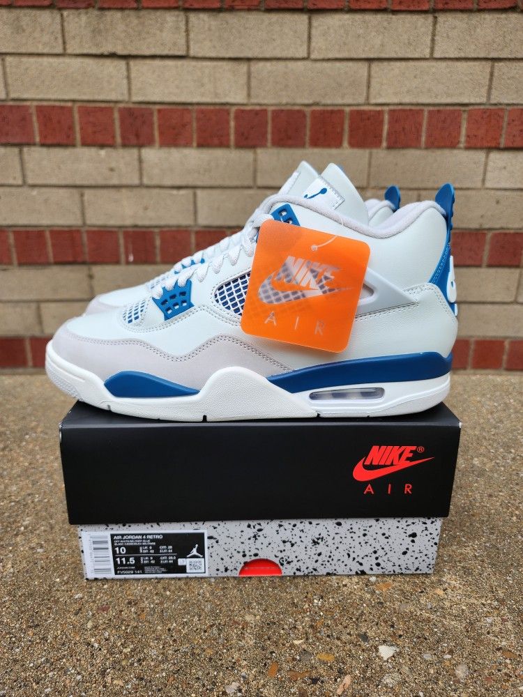 Air Jordan Retro 4 Military Blue 