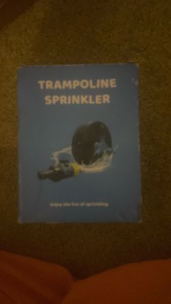 Trampoline sprinkler