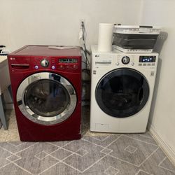 LG Candy Cane Washer And Dryer