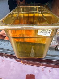 CAMBRO FOOD PANS ( hot container  for food)