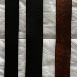 3 BELTS - Like new, high quality, $12 for all