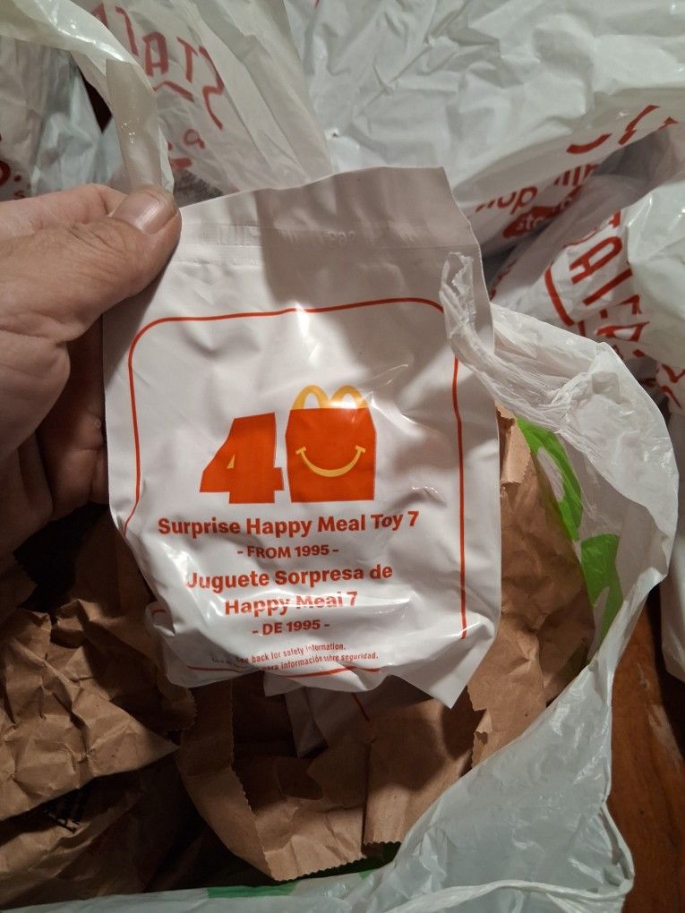 Hundreds Of McDonalds Toys Collection Un Opened