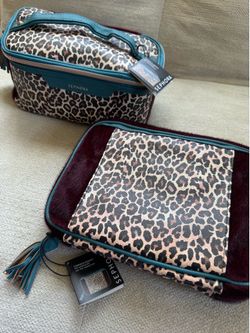 NEW Sephora Leopard Travel Makeup Case Organizer